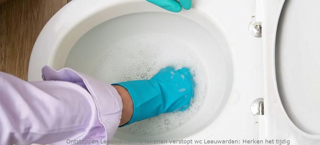 6 tekenen verstopt wc Leeuwarden: Herken het tijdig